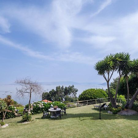 Apartamento con jardin en un chale Bueu Exterior foto