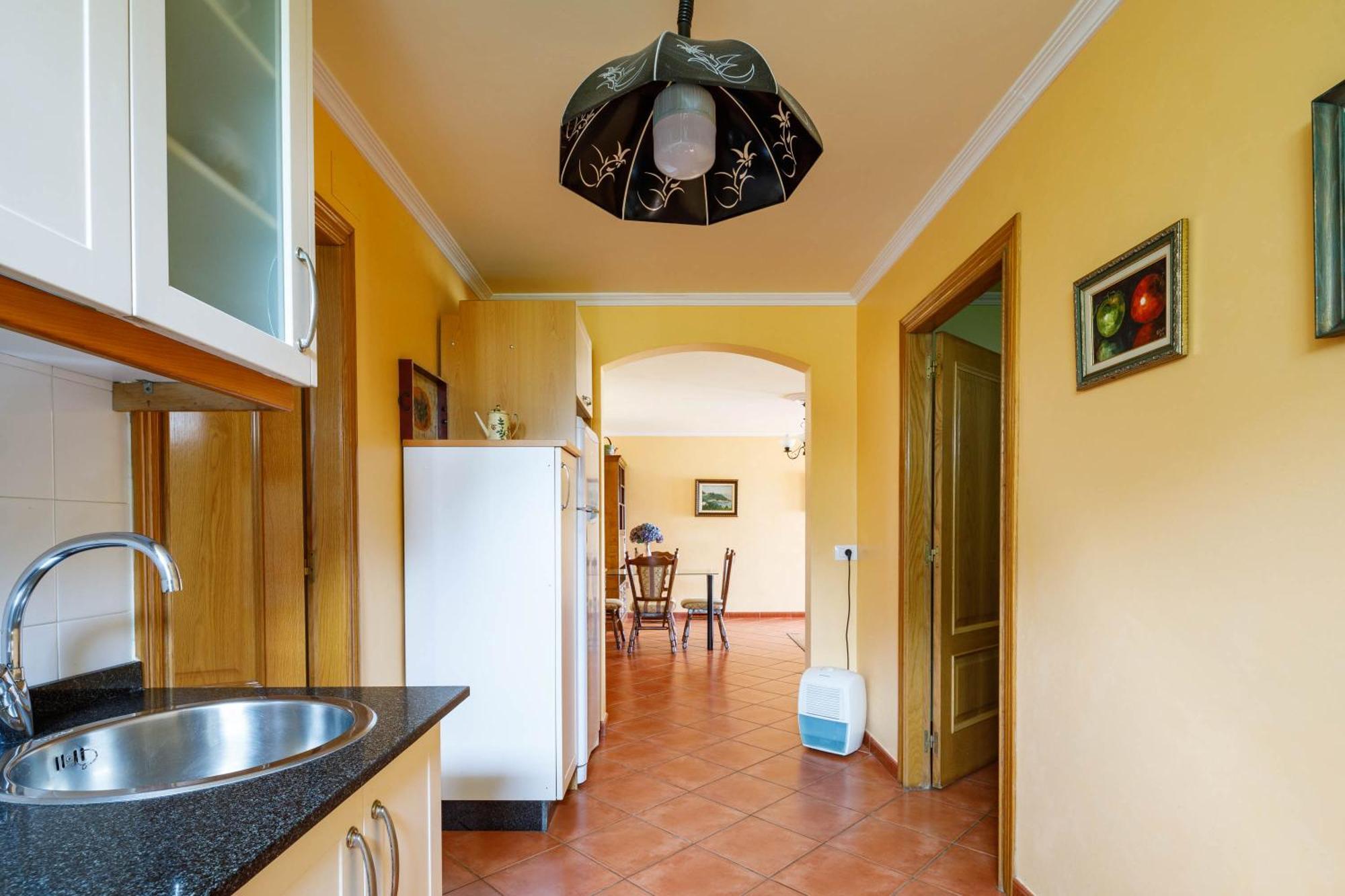 Apartamento con jardin en un chale Bueu Exterior foto