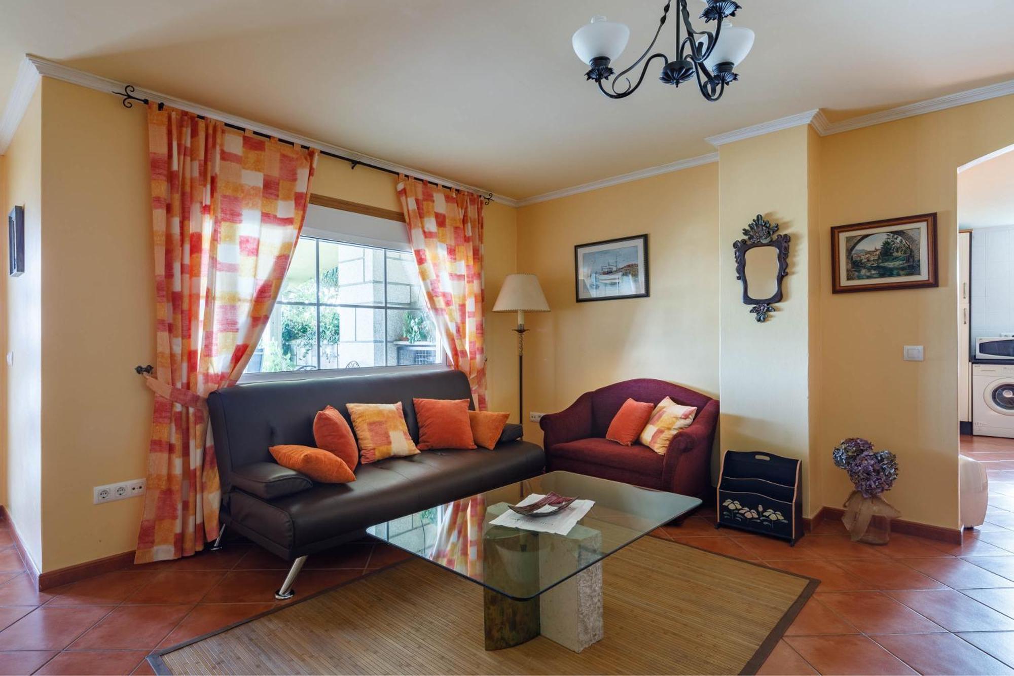 Apartamento con jardin en un chale Bueu Exterior foto