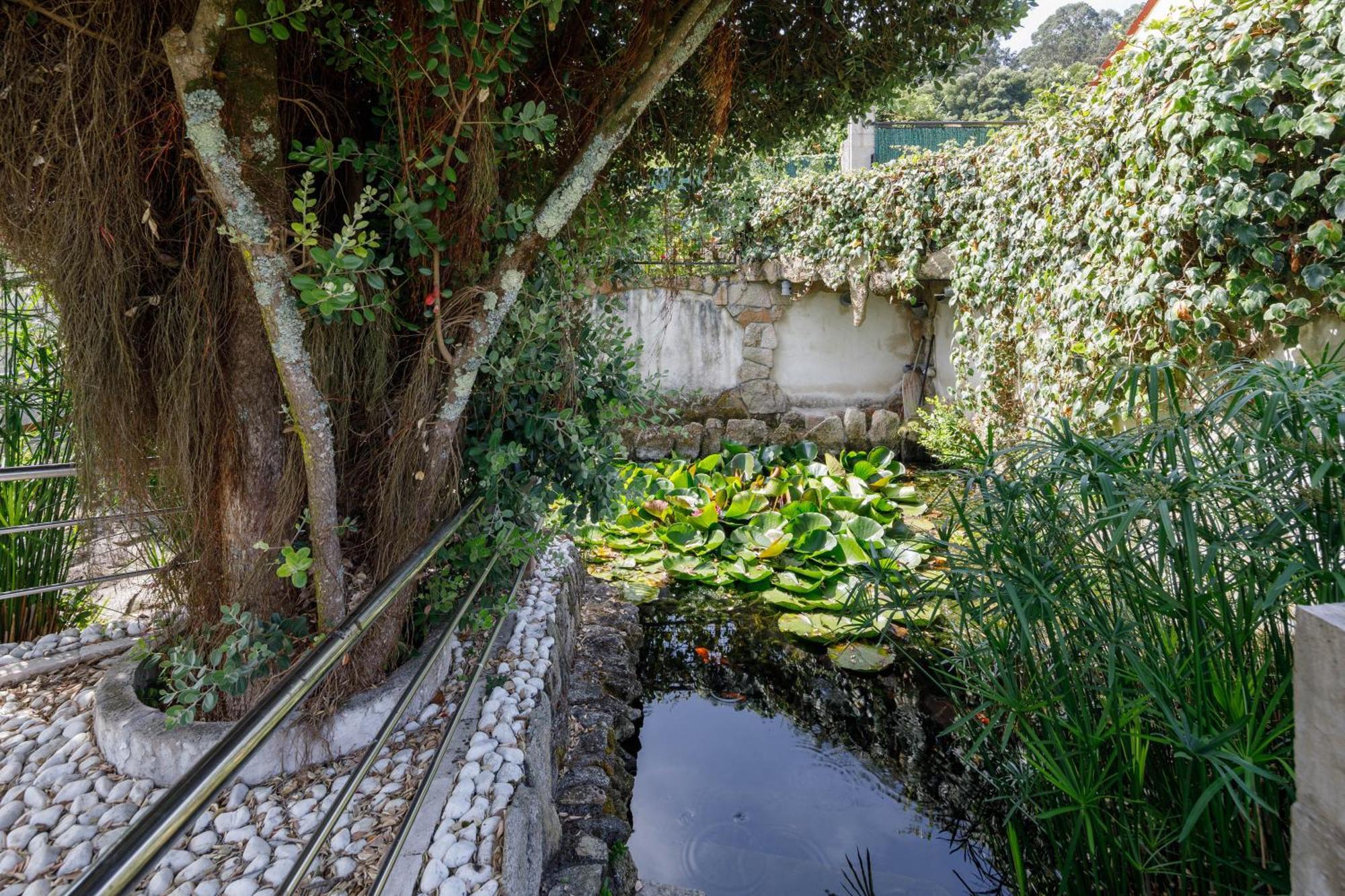 Apartamento con jardin en un chale Bueu Exterior foto